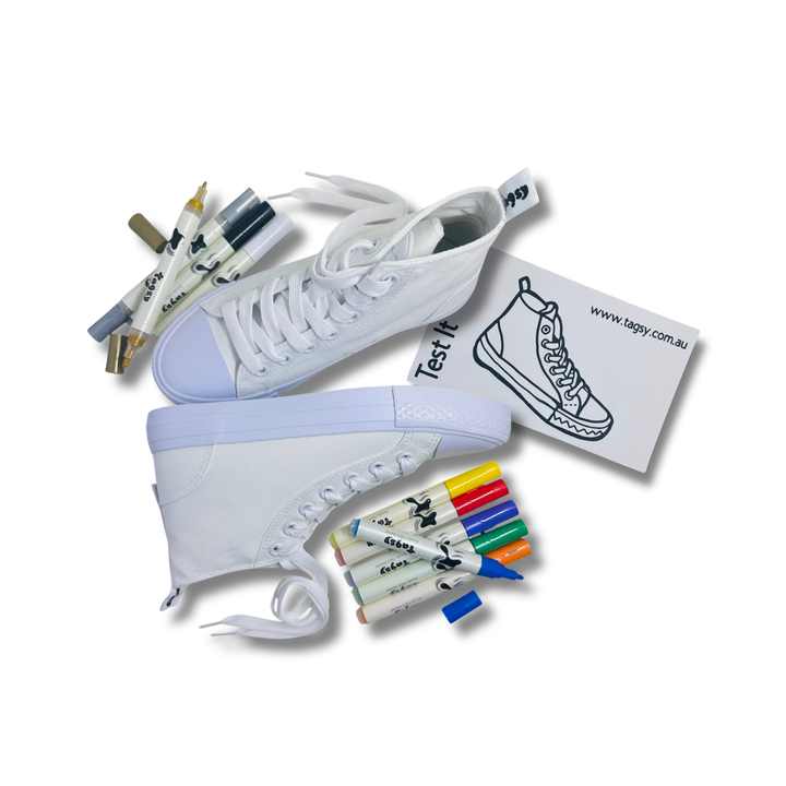 'Make a mark' Shoe Painting tkit